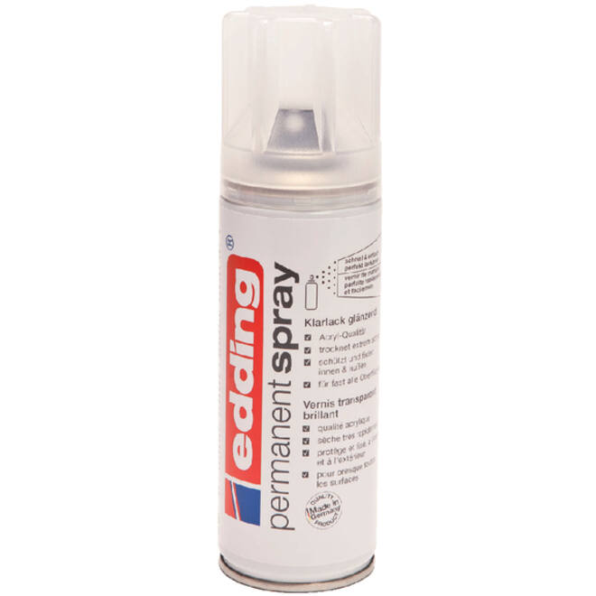 Verfspuitbus edding 5200 permanent spray mat blank