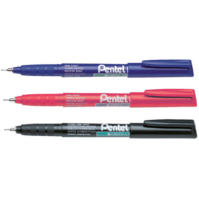 Fineliner Pentel NMF50 fijn rood