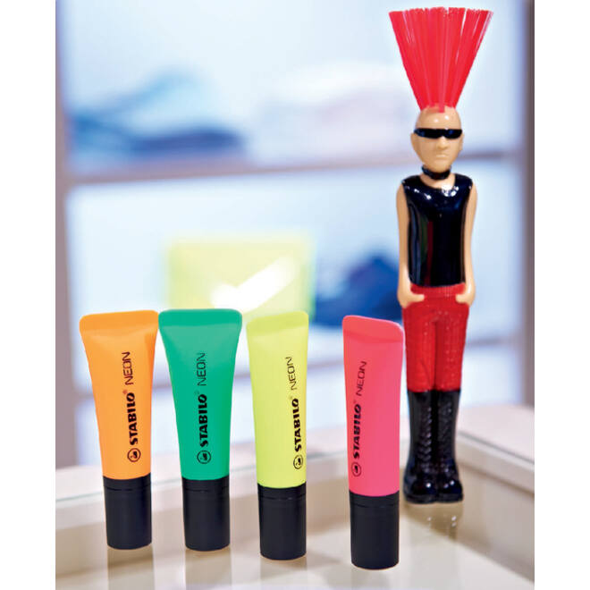 Markeerstift STABILO 72/24 neon geel