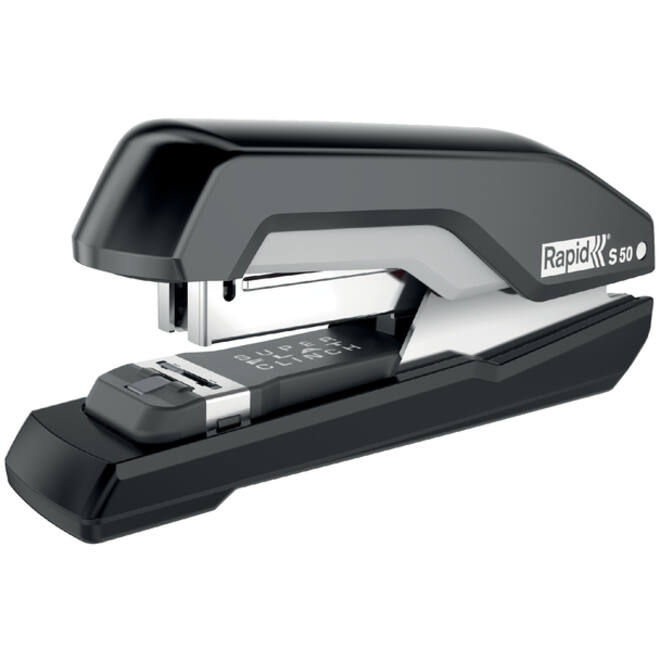Bureaunietmachine Rapid Supreme fullstrip S50 60 vel zwart/grijs