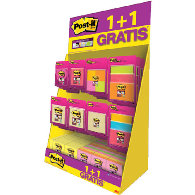 Memoblok Post-it 6920 Super Sticky 76x76mm geel