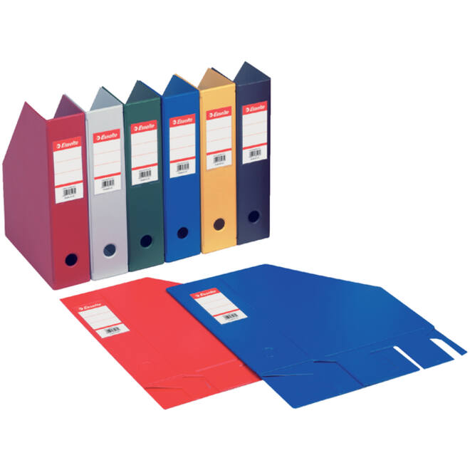 Tijdschriftencassette Esselte VIVIDA opvouwbaar A4 zwart
