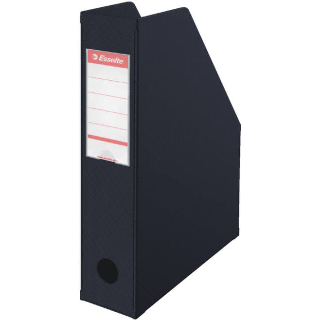 Tijdschriftencassette Esselte VIVIDA opvouwbaar A4 zwart