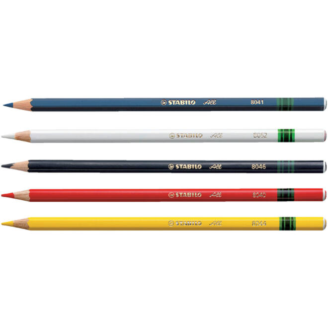 Kleurpotloden STABILO All 8040 rood