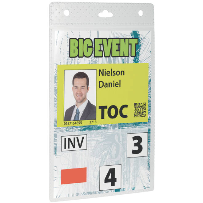 Badge Durable voor evenementen A6 zonder koord