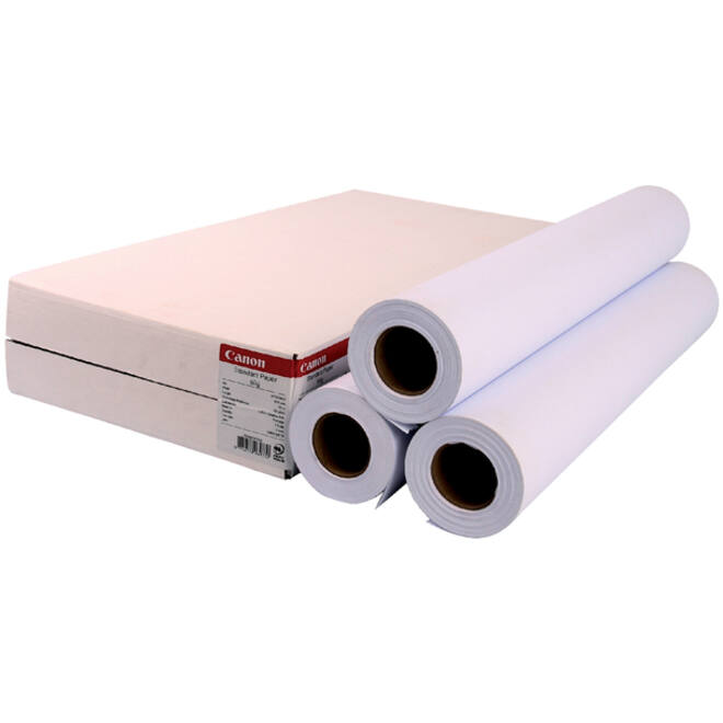 Inkjetpapier Canon 610mmx50m 80gr standaard