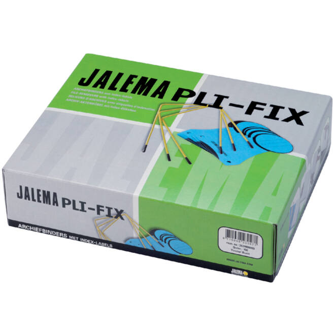 Archiefbinder JalemaClip Pli-fix geel