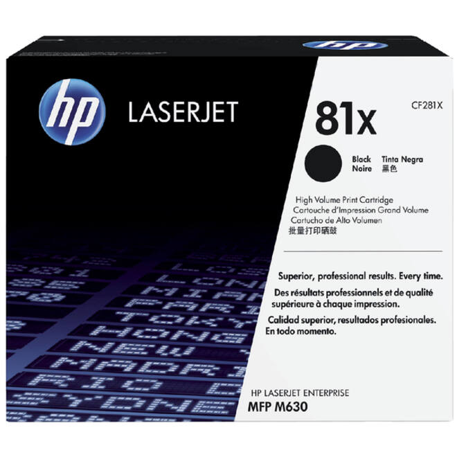 Tonercartridge HP CF281X 81X zwart