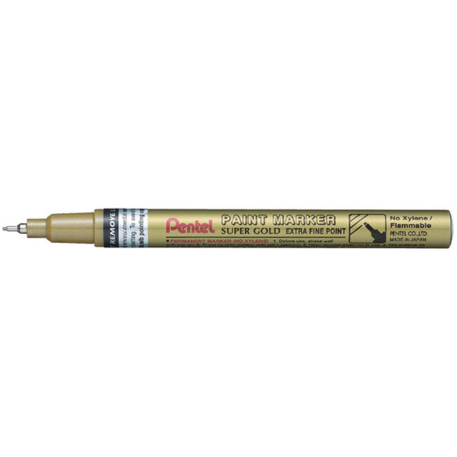viltstift Pentel MFP10 rond 0.7mm goud