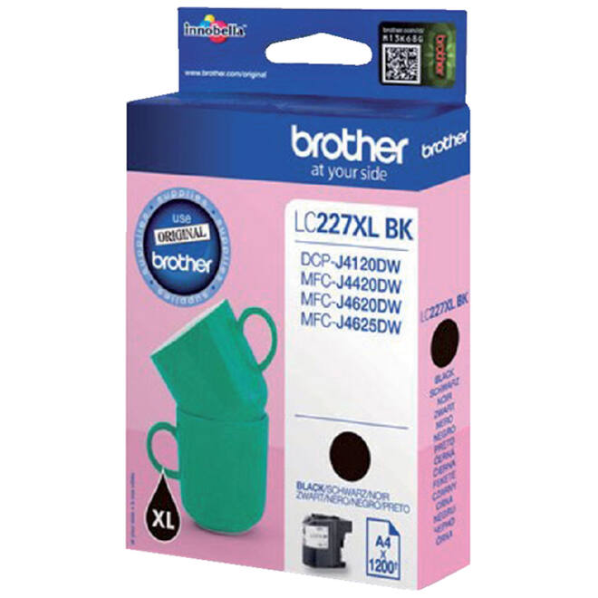 Inktcartridge Brother LC-227XLBK zwart