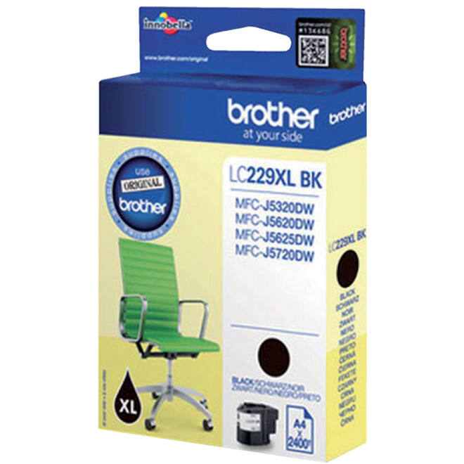 Inktcartridge Brother LC-229XLBK zwart