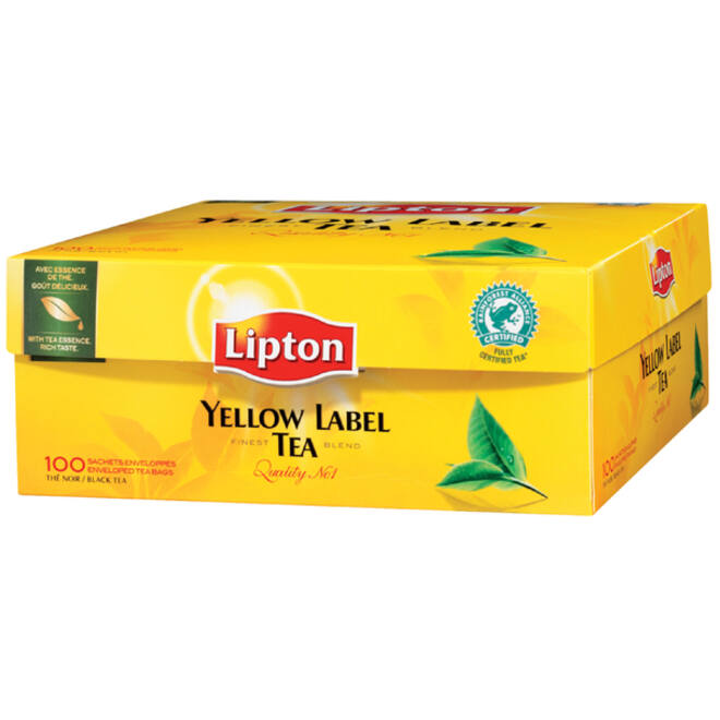 Thee Lipton yellow label zonder envelop 100x1.5gr