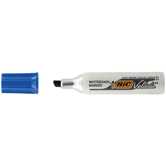 Viltstift Bic Velleda 1781 whiteboard schuin large blauw