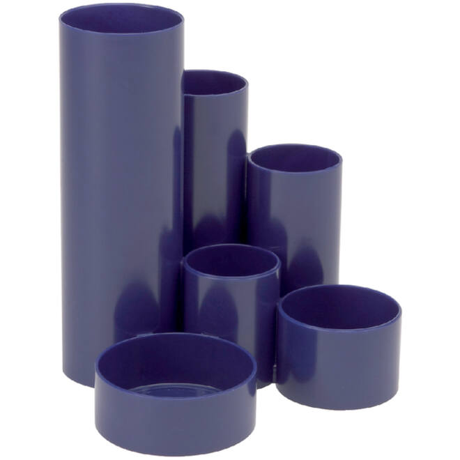 Pennenkoker MAUL Tubo blauw 6-vaks Ø15x12.5cm