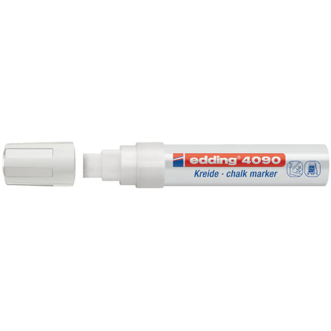 Krijtstift edding 4090 window schuin 4-15mm wit