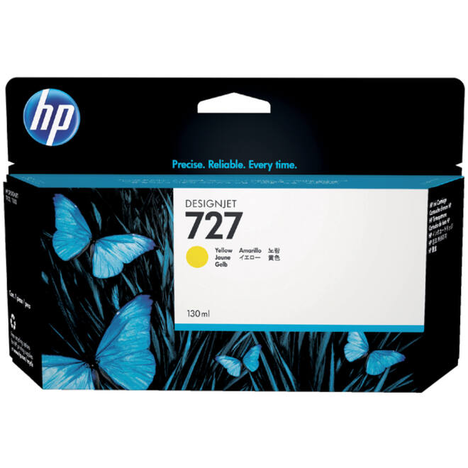 Inktcartridge HP B3P21A 727 geel