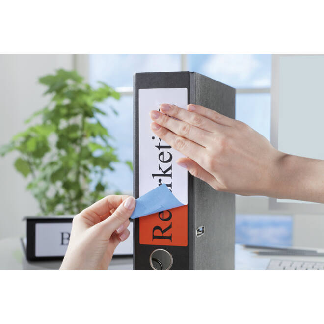Rugetiket Avery breed 61x192mm zelfklevend groen