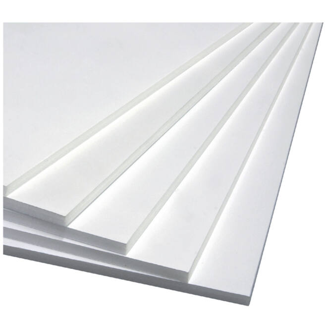 Foamboard 50x70cm 2-zijdig 5mm wit