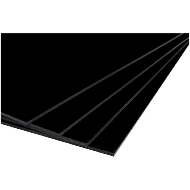 Foamboard A4 2-zijdig 5mm zwart