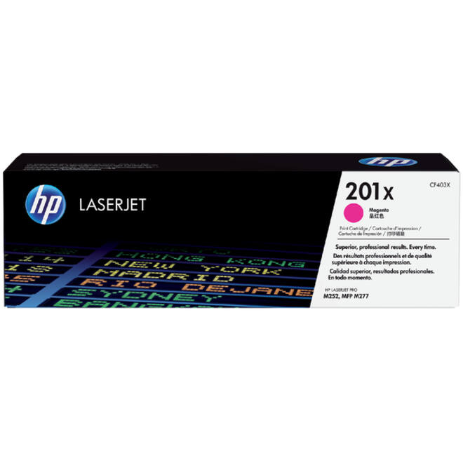 Tonercartridge HP CF403X 201X rood