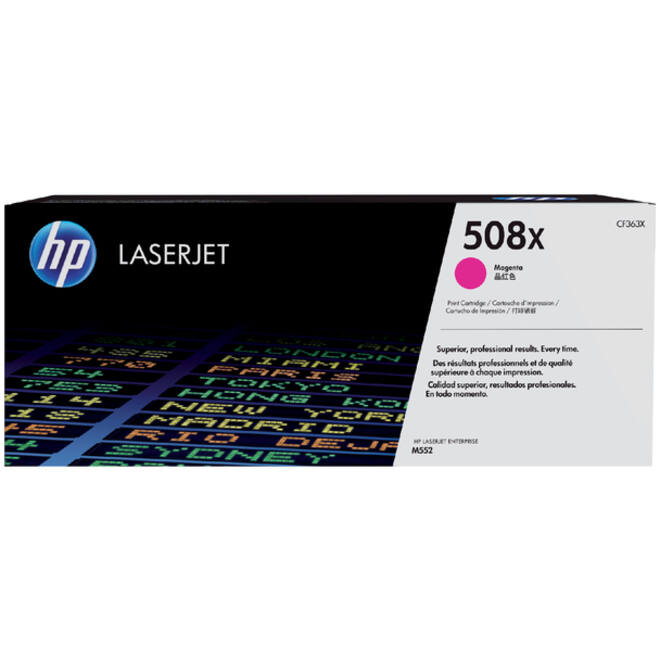 Tonercartridge HP CF363X 508X rood