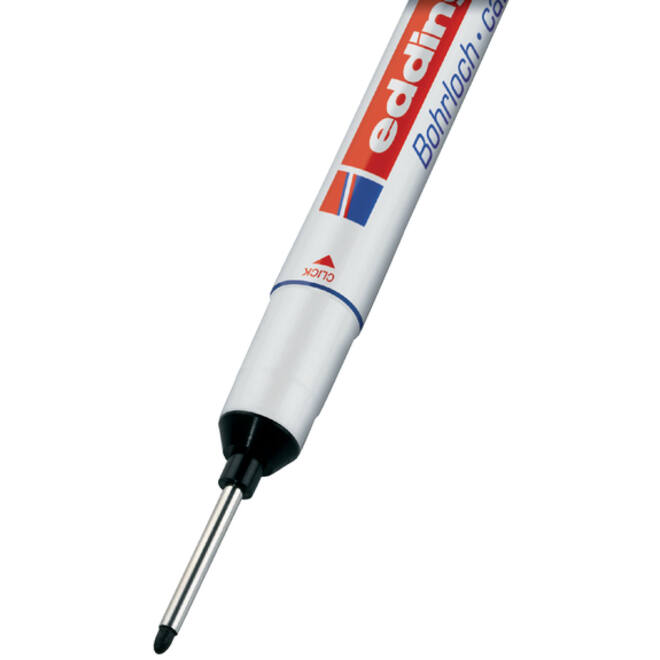 Viltstift edding 8850 timmerman rond 0.7mm zwart blister à 1 stuk