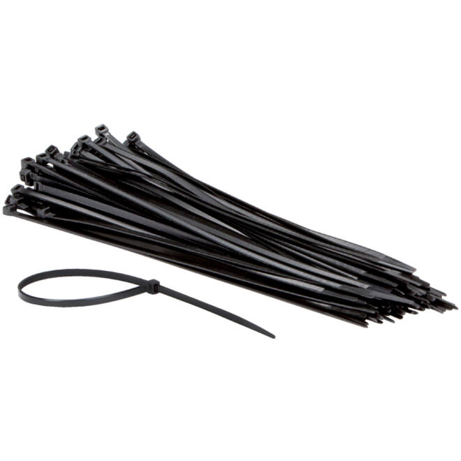 Inbindstrips IEZZY nylon 4.8x300mm D 81mm zwart