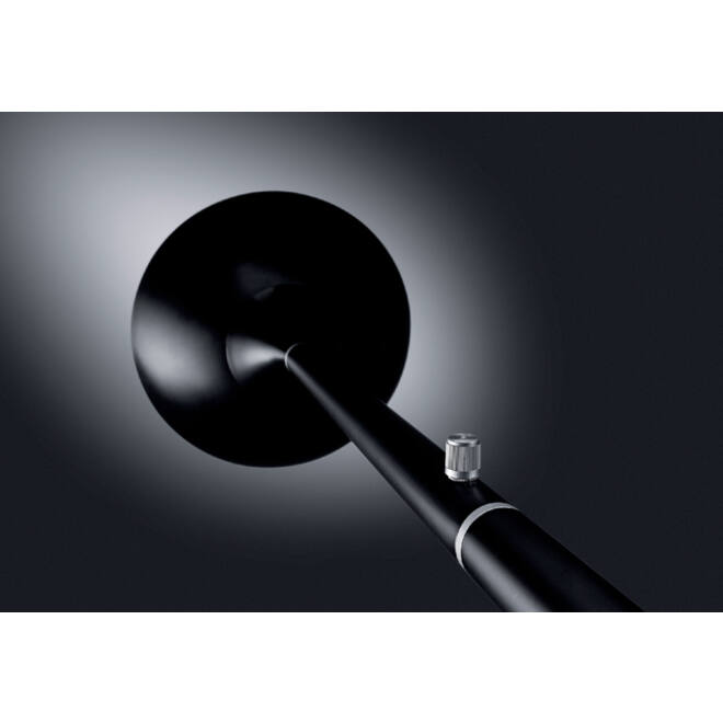 Vloerlamp Hansa led First zwart staal