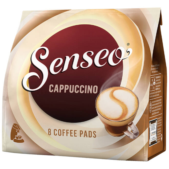 Koffiepads Douwe Egberts Senseo cappuccino 8 stuks