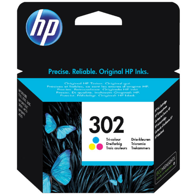 Inktcartridge HP F6U65AE 302 kleur