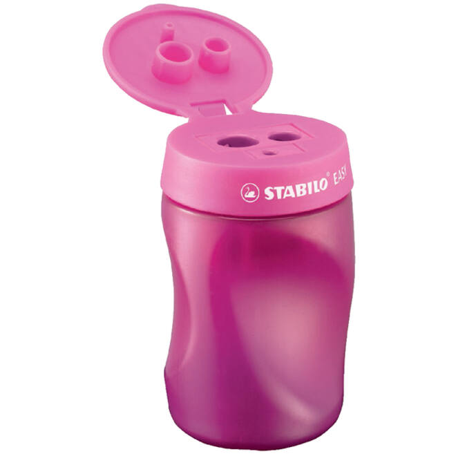 Puntenslijper STABILO Easy 4501 3 in 1 linkshandig roze