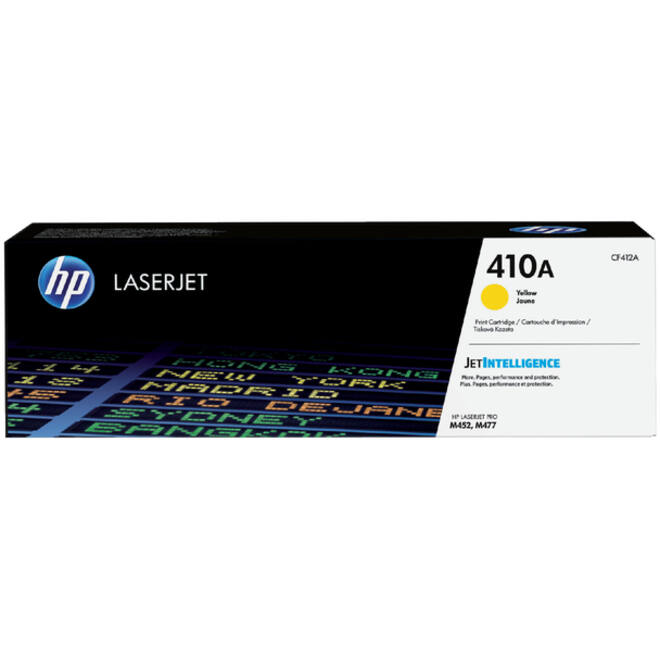 Tonercartridge HP CF412A 410A geel