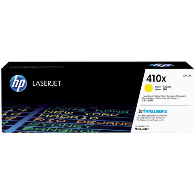 Tonercartridge HP CF412X 410X geel