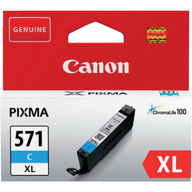 Inktcartridge Canon CLI-571XL blauw