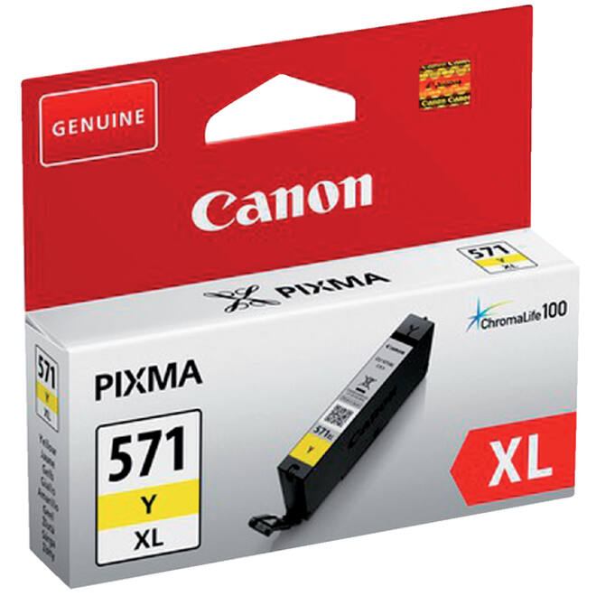 Inktcartridge Canon CLI-571XL geel