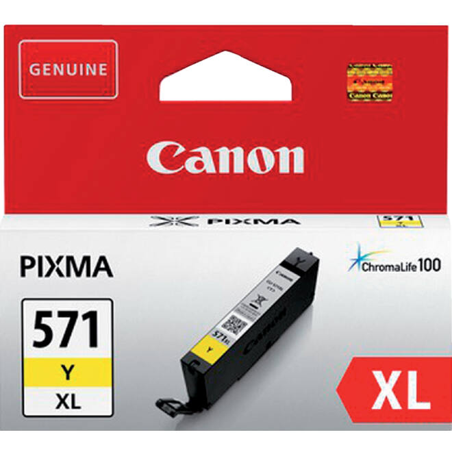 Inktcartridge Canon CLI-571XL geel
