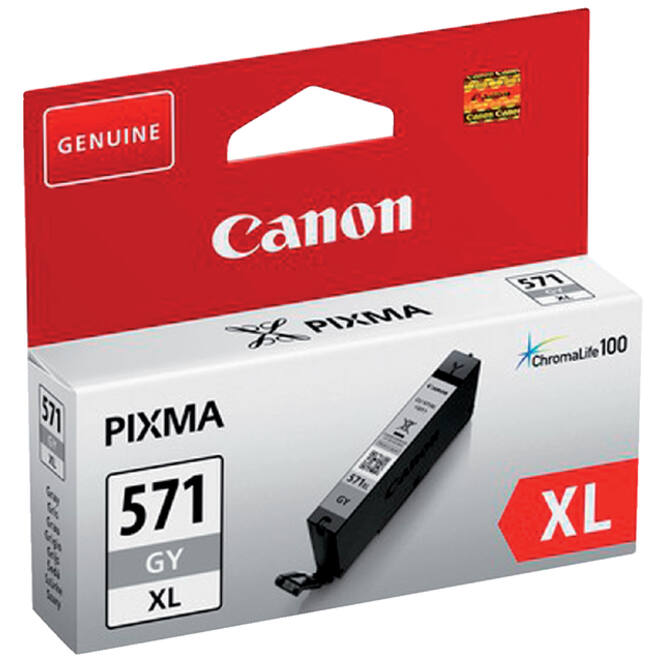 Inktcartridge Canon CLI-571XL grijs