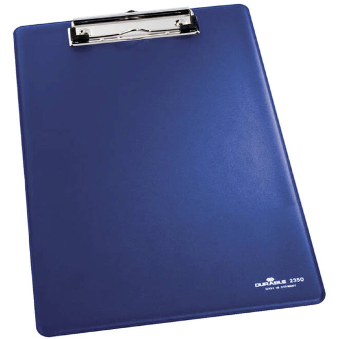 Klembord Durable 2350 A4 met kopklem blauw