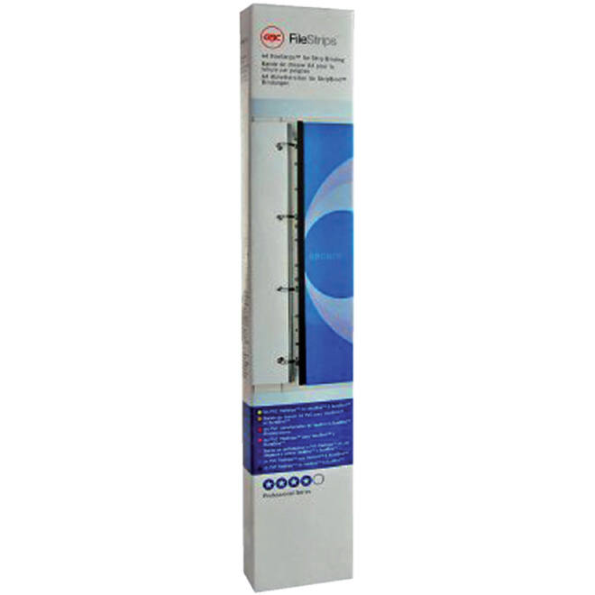 Filestrip GBC 34-gaats A4 transparant 100stuks