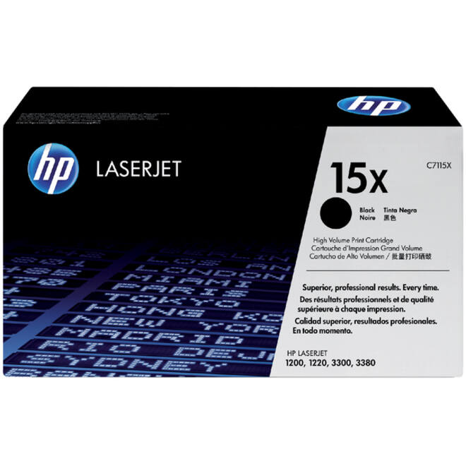 Tonercartridge HP C7115X 15X zwart