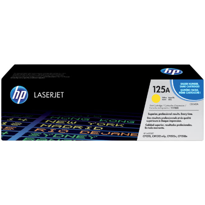 Tonercartridge HP CB542A 125A geel