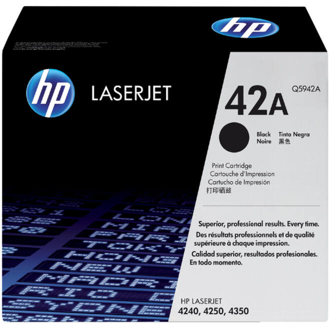 Tonercartridge HP Q5942A 42A zwart