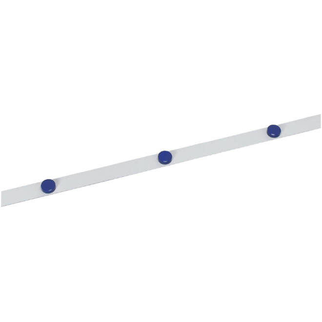 Metaalband MAUL 1mx35mm zelfklevend wit + 3 magn. Wit knipbaar