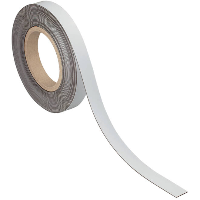 Magneetband MAUL beschrijf- wisbaar 10mx20mmx1mm wit
