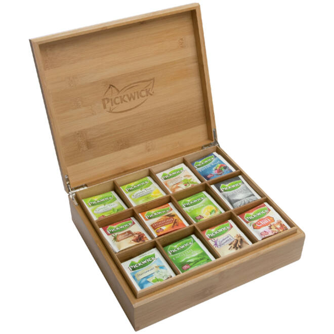 Theekist Pickwick inclusief 12 smaken thee