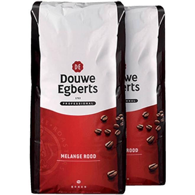 Koffie Douwe Egberts bonen Melange Rood 3kg