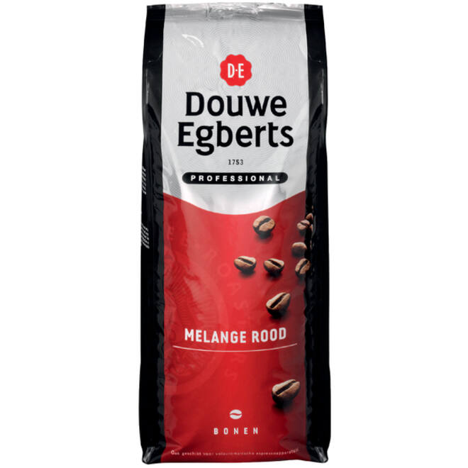 Koffie Douwe Egberts bonen Melange Rood 1kg