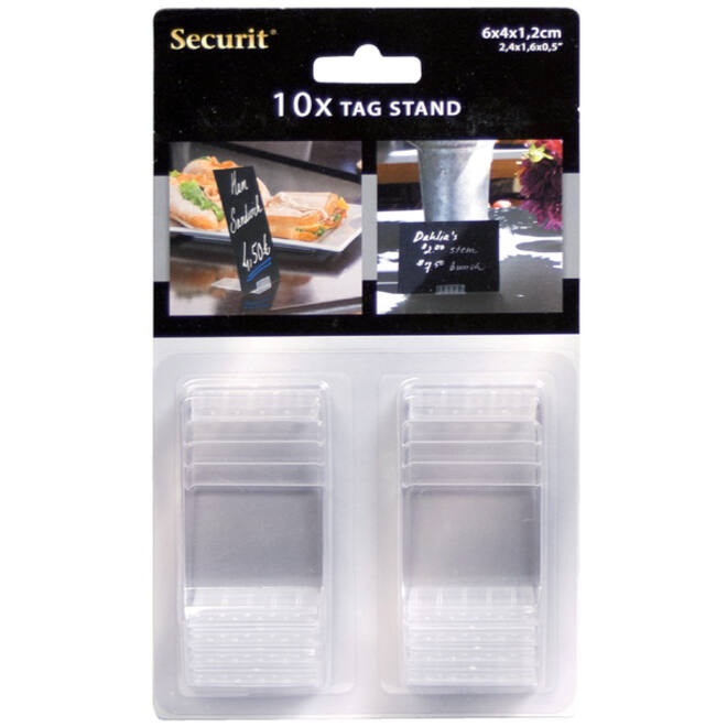 Krijtbord Securit tag standaard acryl