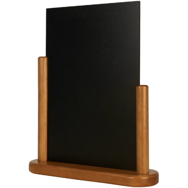 Krijtbord Securit 21x28x7cm teak hout
