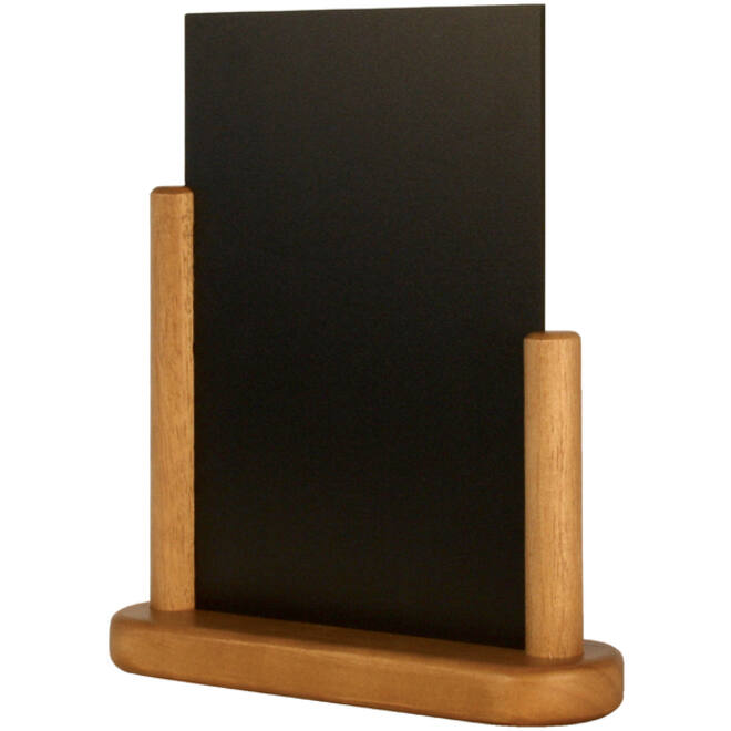 Krijtbord Securit 23x20x6cm teak hout